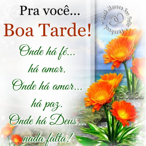 tardeboassssss
