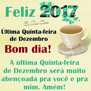 bomdiaultimaquintadezembro